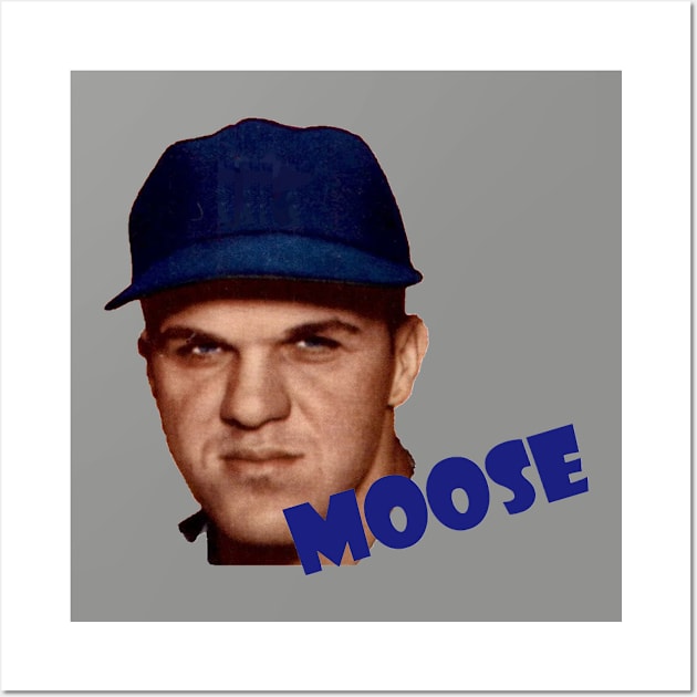 "Moose" Shirt Design Wall Art by Bleeding Yankee Blue